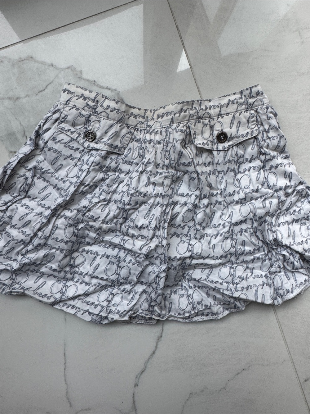 Burberry kids printed skirt size 4